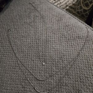 Dazzling Silver Layered Necklace